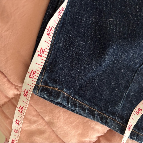 NWT Old Navy Barrel leg dark denim - Picture 5 of 7